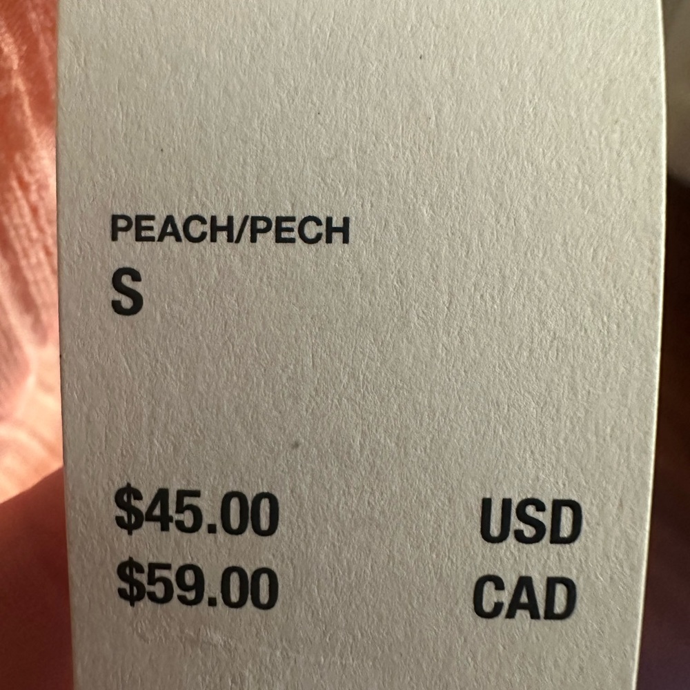 NWT Urban Outfitters Peach Puff Sleeve Blouse - Picture 3 of 4